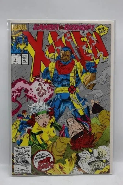 X-Men 8 Marvel Comics Gambit vs Bishop Ghost Rider