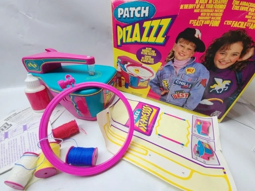 Patch Pizazzz Motorized Embroidery Machine Toy