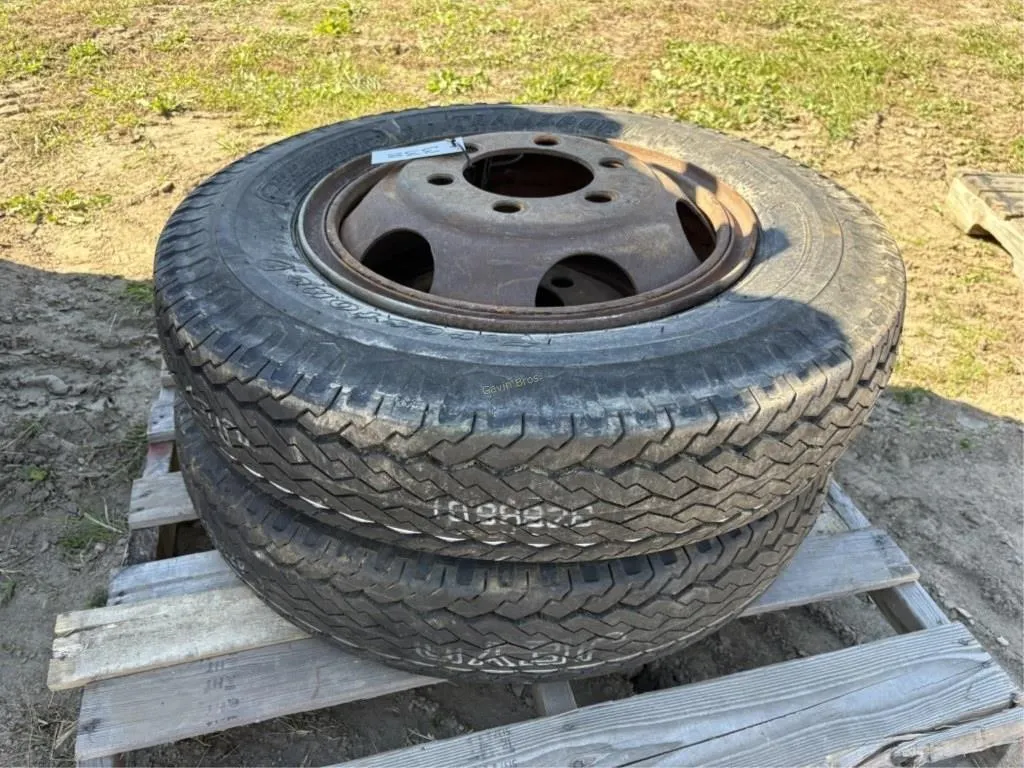 (2) 7.50 - 20 Tires w/rims