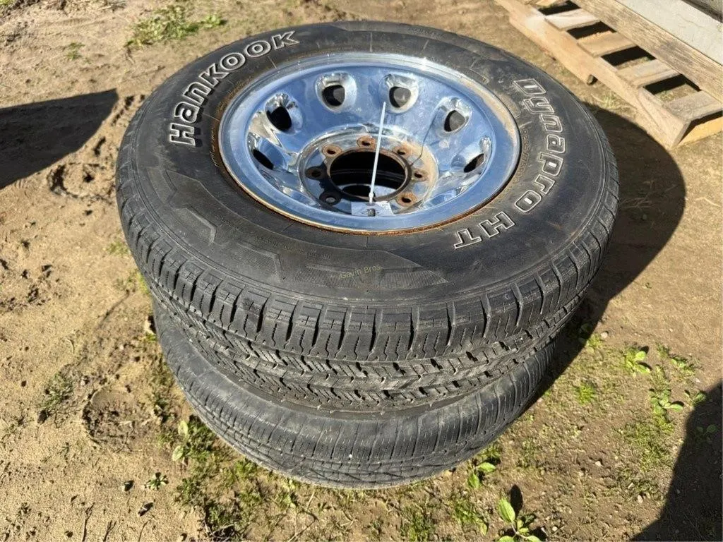 (2) 235/75/16 Tires and Rims