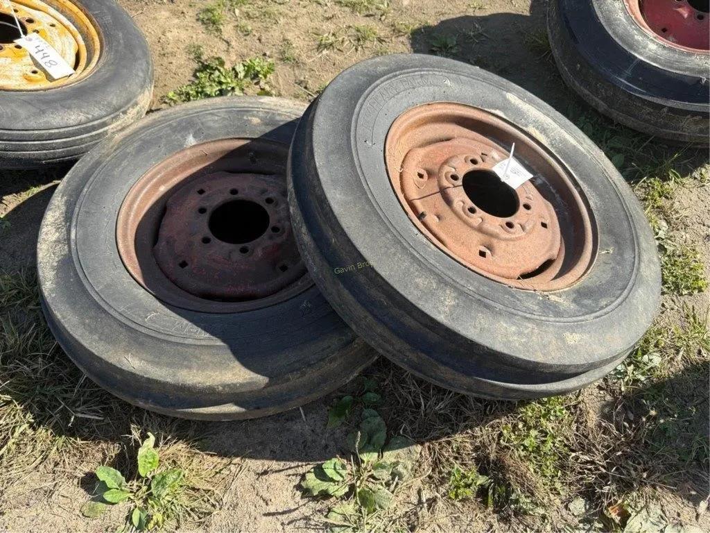 (2) Farmall Front Tires and Rims