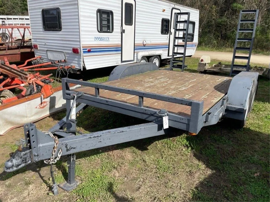 2001 Big O Tandem Axle Skidsteer Trailer