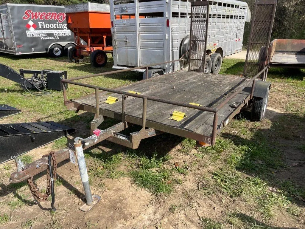 Two Wheel Trailer with Ramps