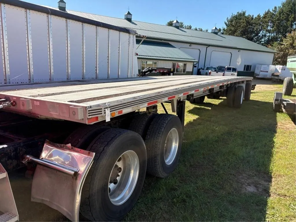 1997 Benson 45' Aluminum Flatbed Semi Trailer