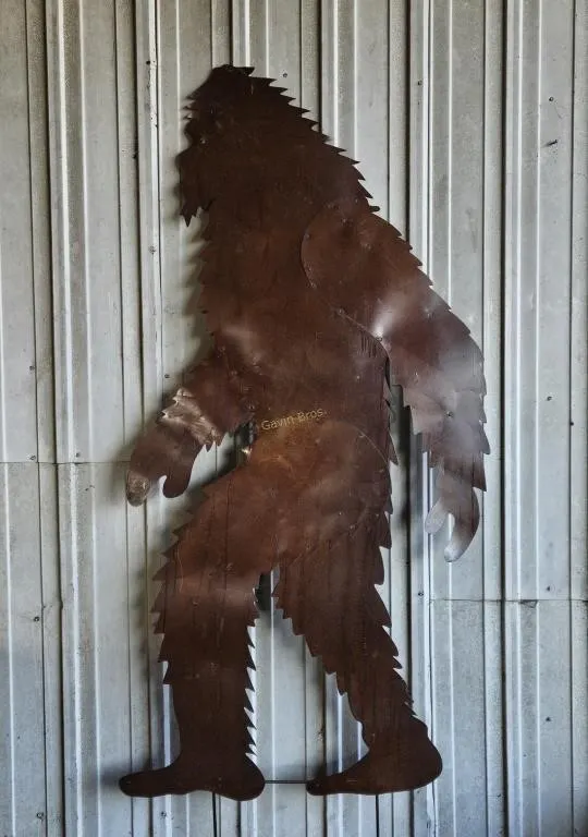 Huge 7' tall Metal Bigfoot- Offsite
