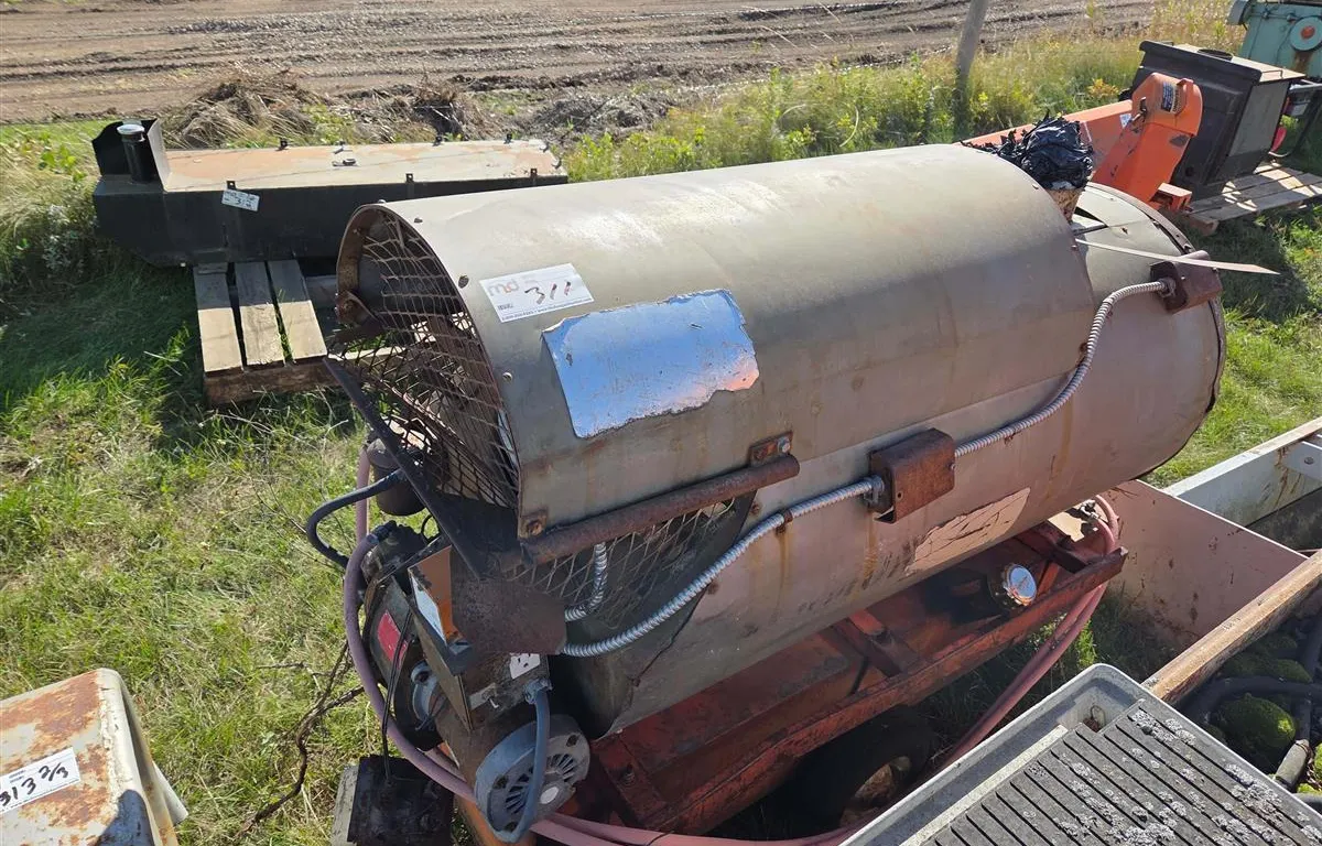 Trailer-Mounted Forced-Air Heater
UNRESERVED