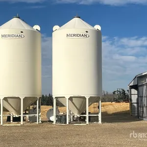 2014 Meridian GrainMax GM4000 +/- 3836 bu Smooth Wall Hopper Grain Bin