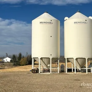 Meridian 81620 +/- 4100 bu Smooth Wall Hopper Grain Bin