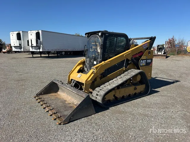 2018 Cat 299D2 Two-Speed High Flow XPS Compact Track Loader