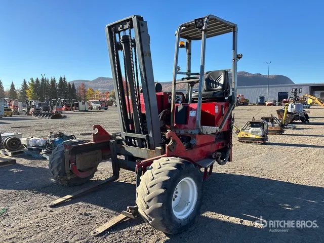 2004 Moffett M750.3N 5000 lb 3x3 Truck Mounted Forklift
