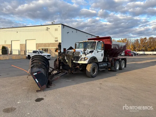 2012 International 7500 6x4 Snow Plow Truck