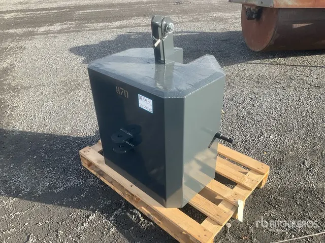 Tractor Front 3 PT Hitch 870 Kg Counterweight (Unused)