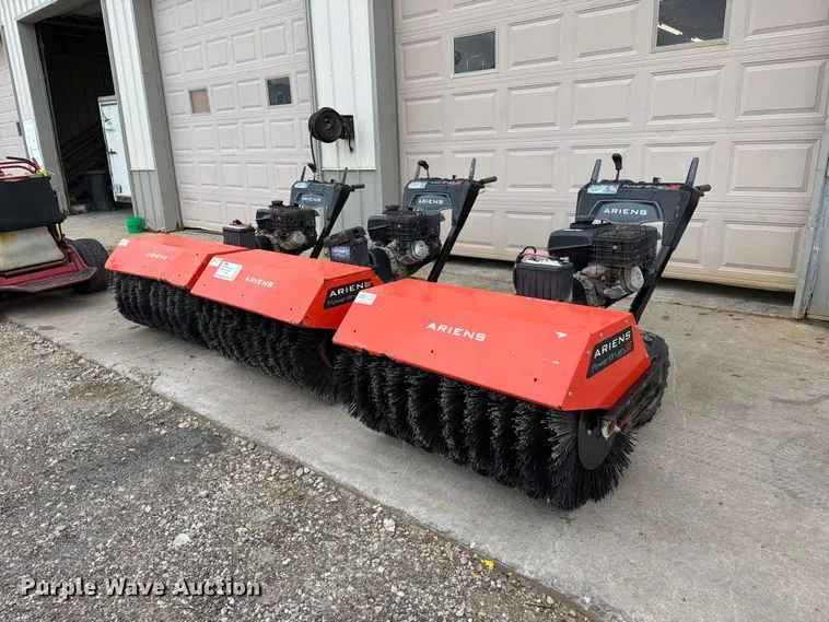 (3) Ariens PB36 brooms