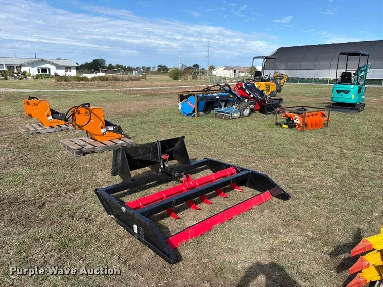 2026 GIYL FR70 skid steer ripper leveler