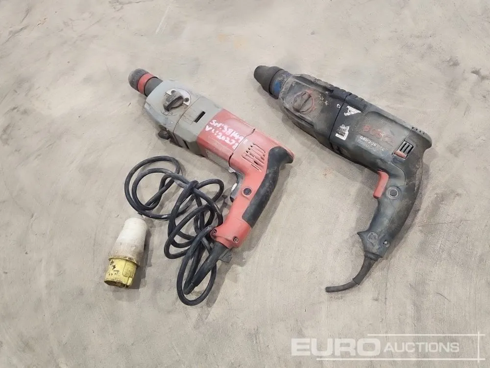 Milwaukee 110 Volt Hammer Drill & Bosch 110 Volt Hammer Drill (Spares)