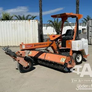 2013 LAYMOR SM300 SWEEPER, Kubota diesel, 8' broom, water tanks, canopy, portable, 2,156 hours indicated. s/n:34189 