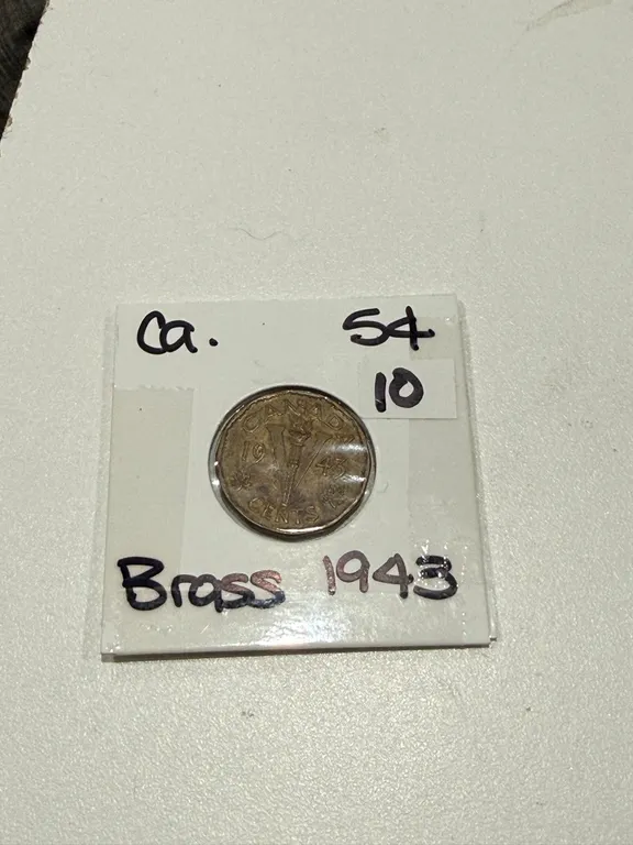 1943 Brass Nickel