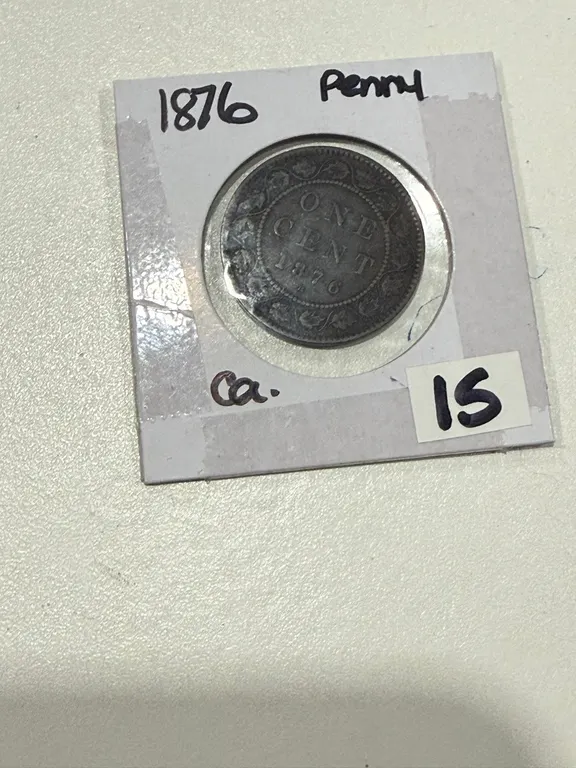 1876 Canadian Big Penny