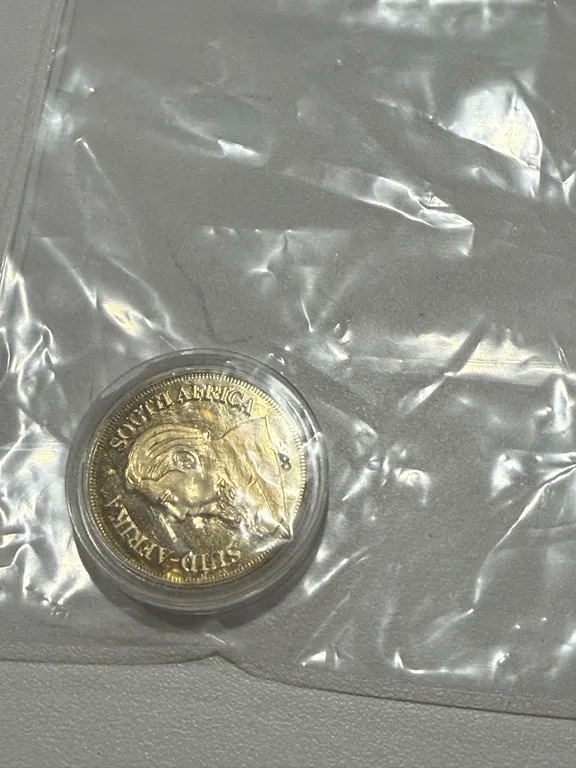 2008 1/4oz Krugerrand Gold Plated Coin ** NOTE GOLD PLATED**