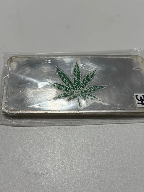 10 Ounce Silver Plated Replica Bar ** NOTE SILVER PLATED**