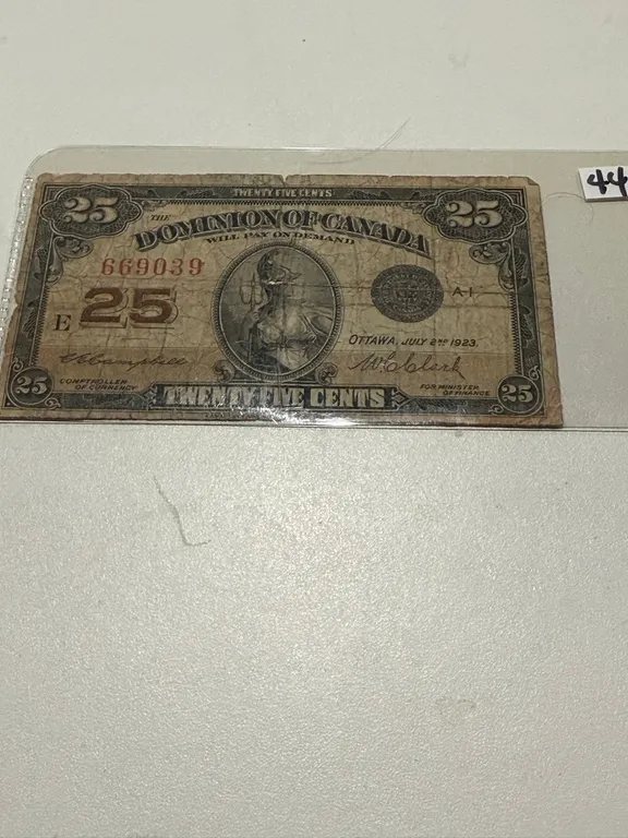 1923 Canadian Shinplaster