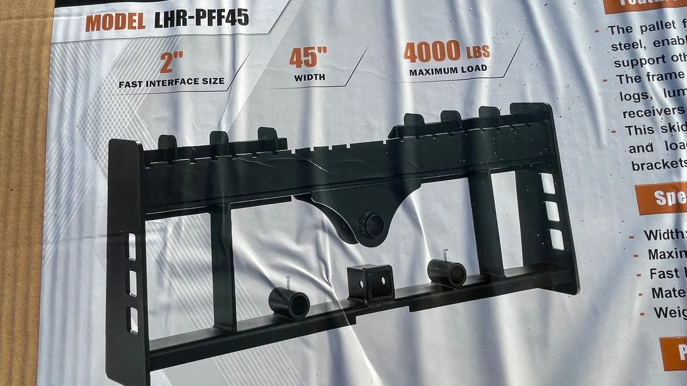 LandHonor 45" Pallet Fork Frame Attachment