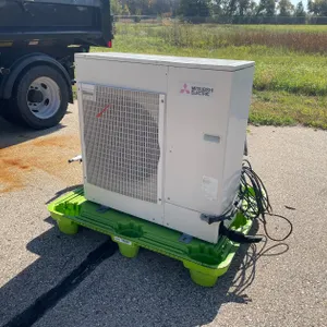 Mitsubishi Air Conditioner Unit and Mitsubishi Mr. Slim Split System Heat Pump