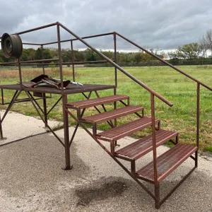 Steel Elevated Work Platform with Stairs