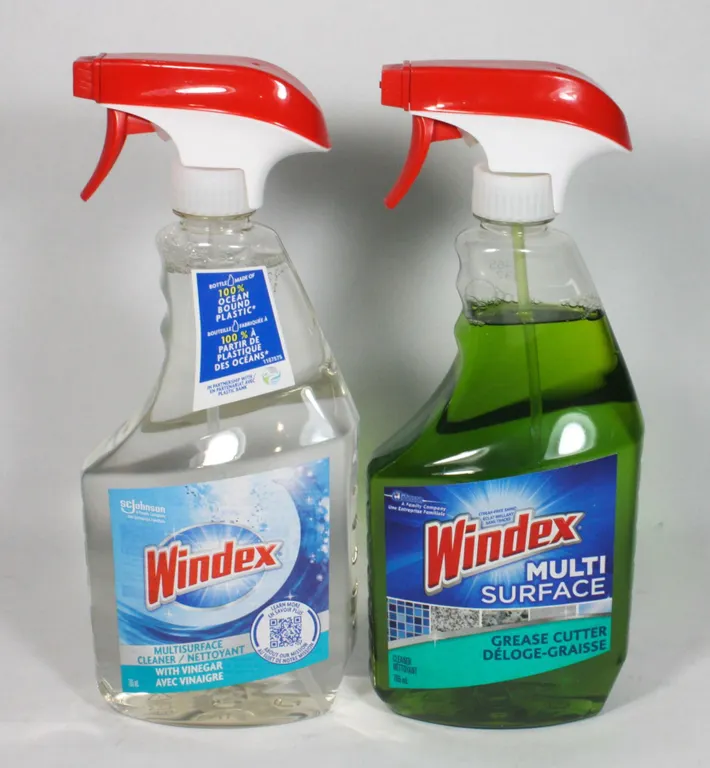 TWO BOTTLES OF WINDEX