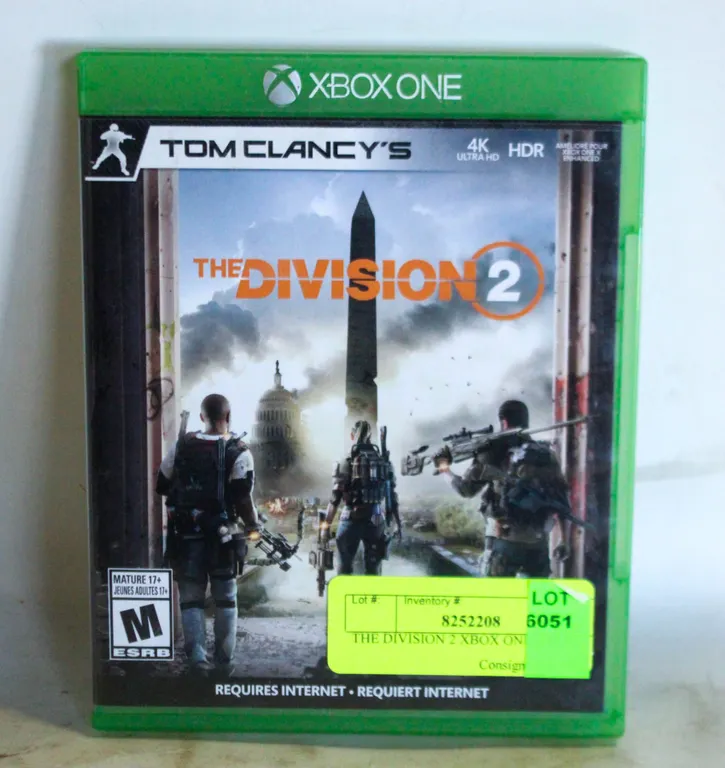 THE DIVISION 2 XBOX ONE GAME