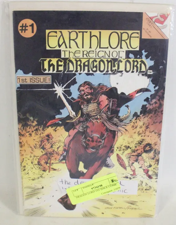 DRAGON LORD 1ST ISSUE COMIC