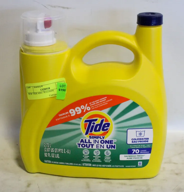 NEW TIDE 4IN1 70 LOADS