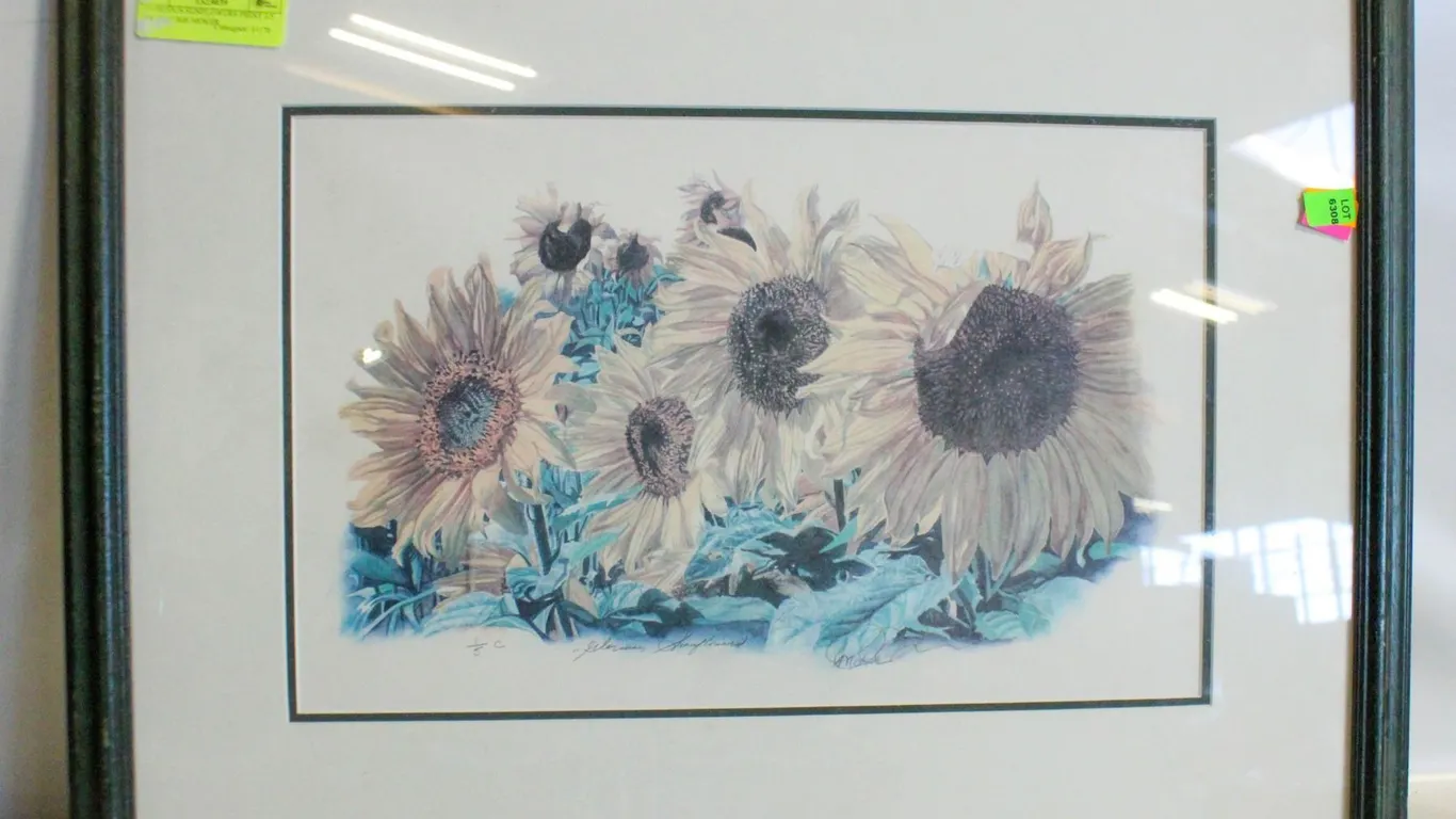 GLORIOUS SUNFLOWERS PRINT 1/5 BY VALERIE MOKER