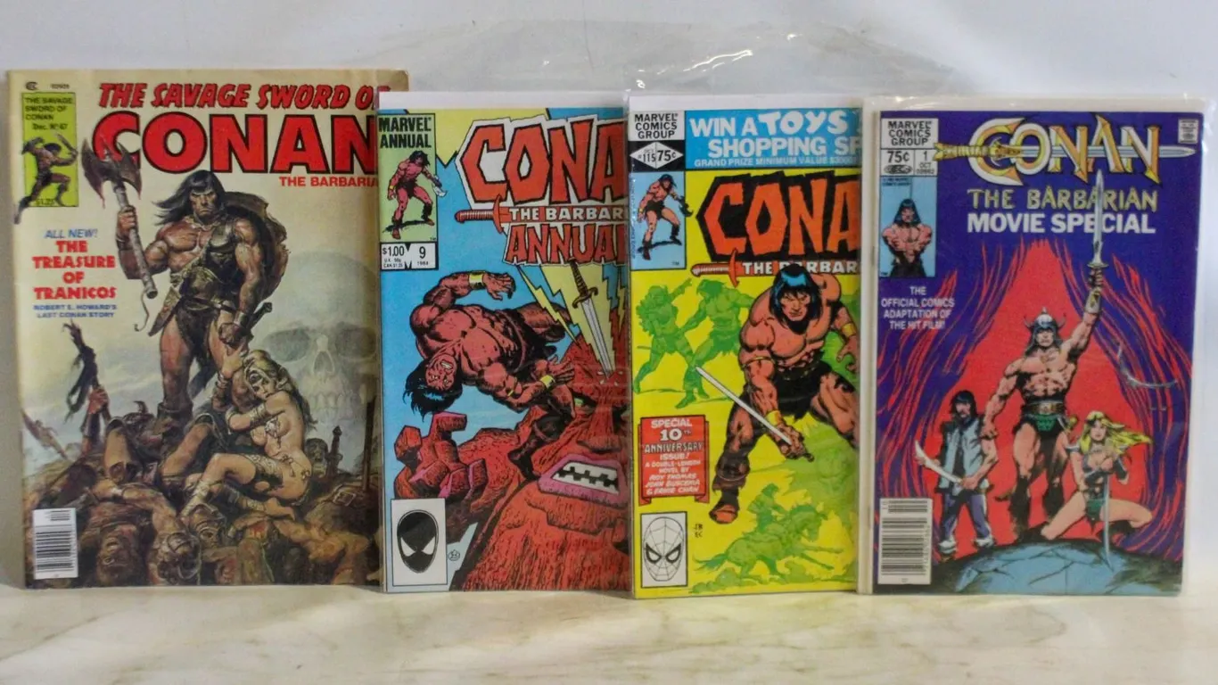 VINTAGE CONAN COMICS/MAGAZINE ASSORTED
