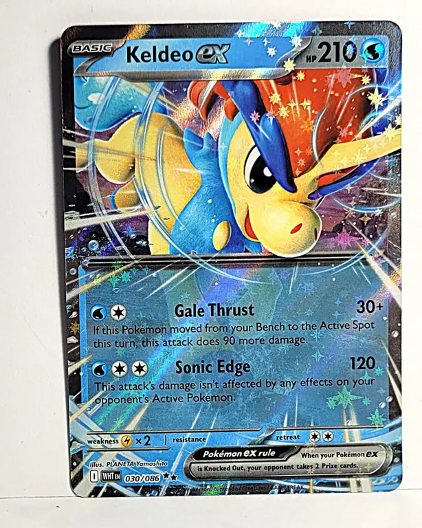20) KELDEO EX, 30/86, DOUBLE RARE