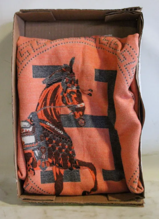 REPLICA HERMES CASHMERE REPRODUCTION SHAWL