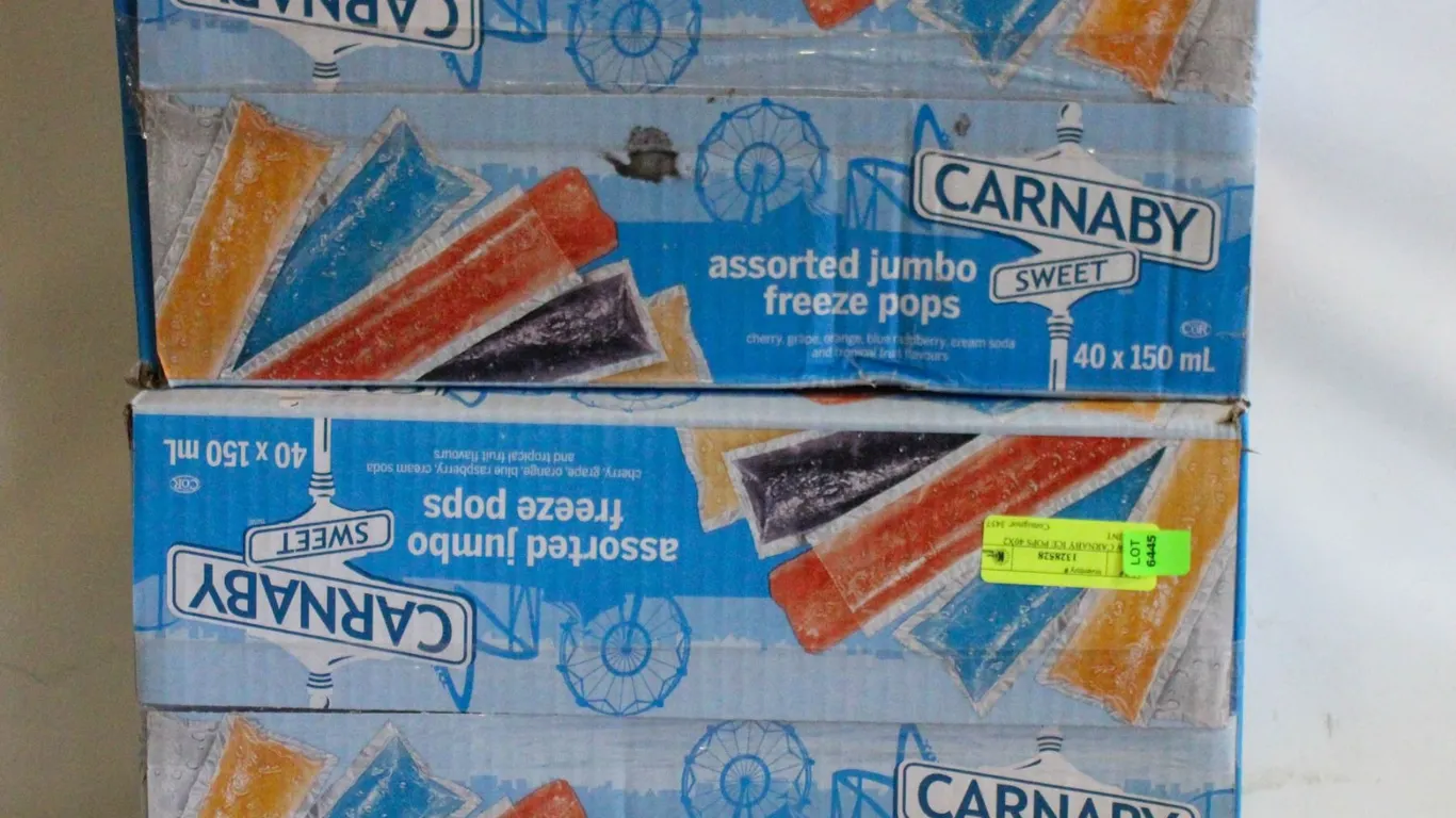 NEW CARNABY ICE POPS 40X2 COUNT