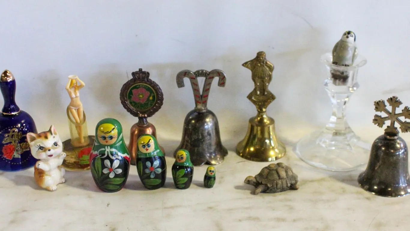 VINTAGE BELLS AND ORNAMENTS