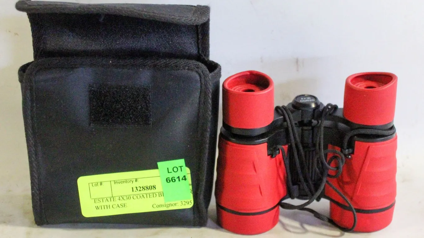 ESTATE 4X30 COATED BINOCULARS WITH CASE