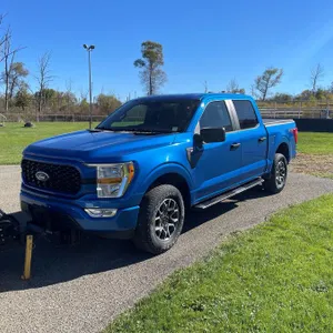 2021 Ford F-150 Crew Cab Pickup Truck with Plow
