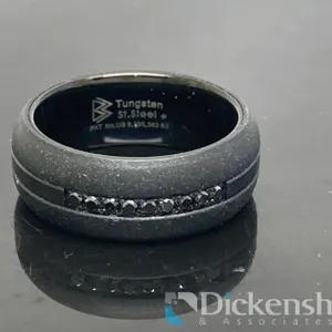 Black Tone Wedding Band