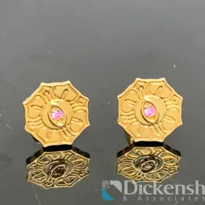 Sydney Evan 14K Yellow Gold Stud Earrings