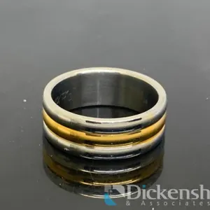 Two Tone Wedding Ring