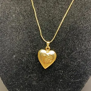 14KT Yellow Gold Heart Locket Pendant