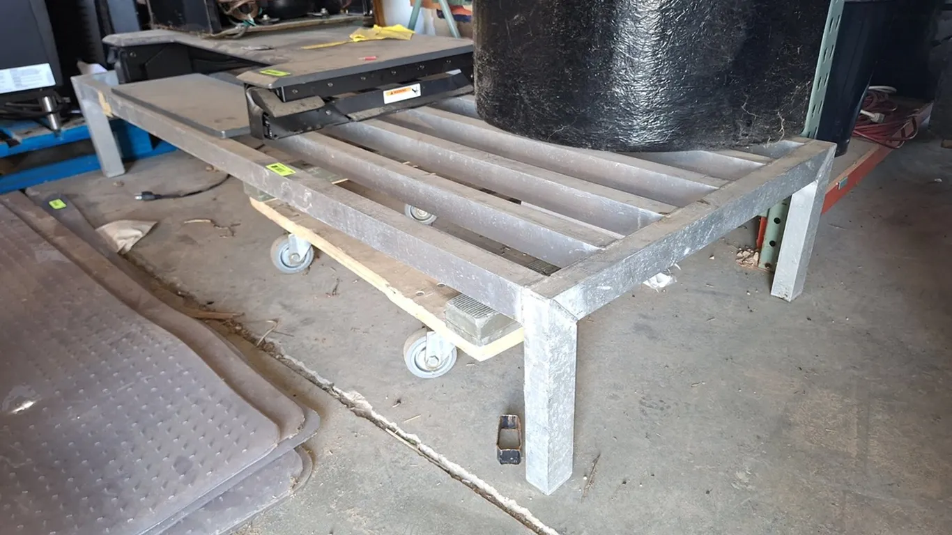 Aluminum Dunnage Rack, 72"x30"x12"