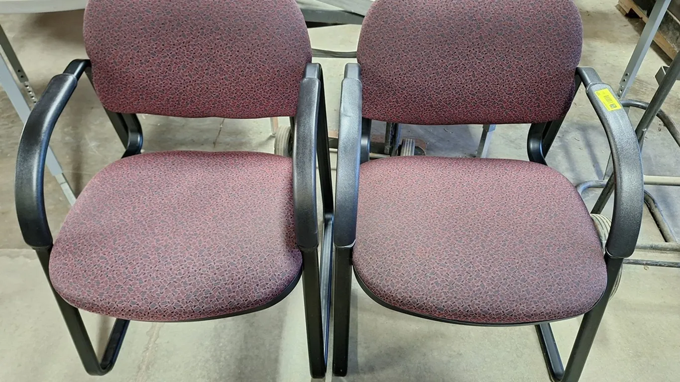 2 Padded Office Chairs
