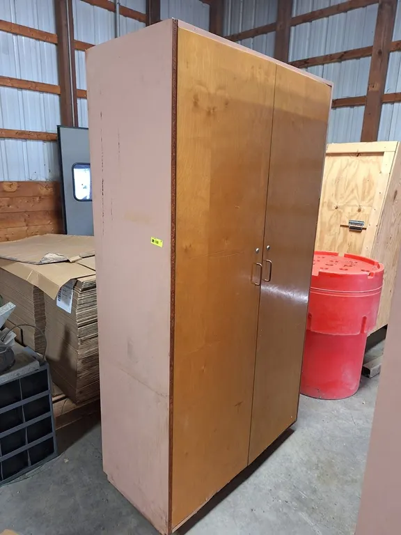 Wood 2 Door Cabinet, 45"x21"x84"