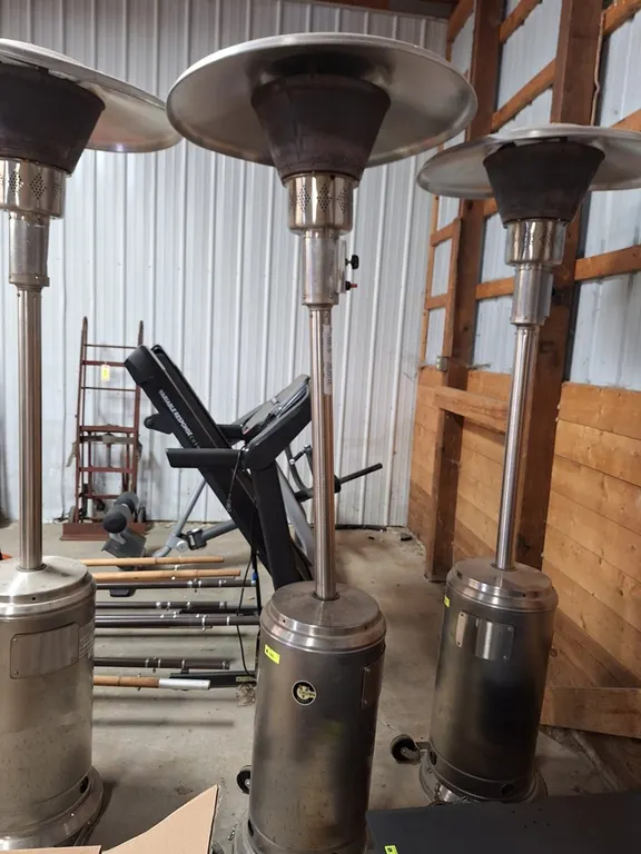 Crown Propane Patio Heater on Wheels, 88" Tall