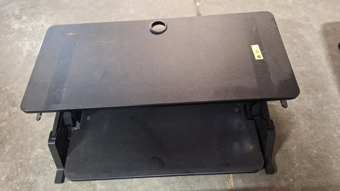 Sit/Stand Desk Topper Stand, 36" Wide