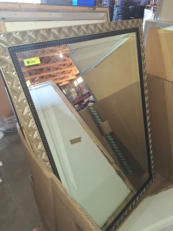 Decorative Frame Wall Mirror, 58"x40"